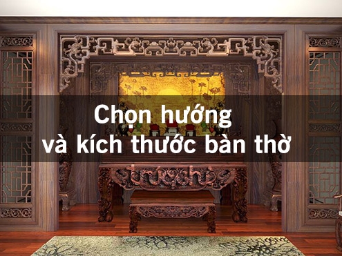 kích thước bàn thờ